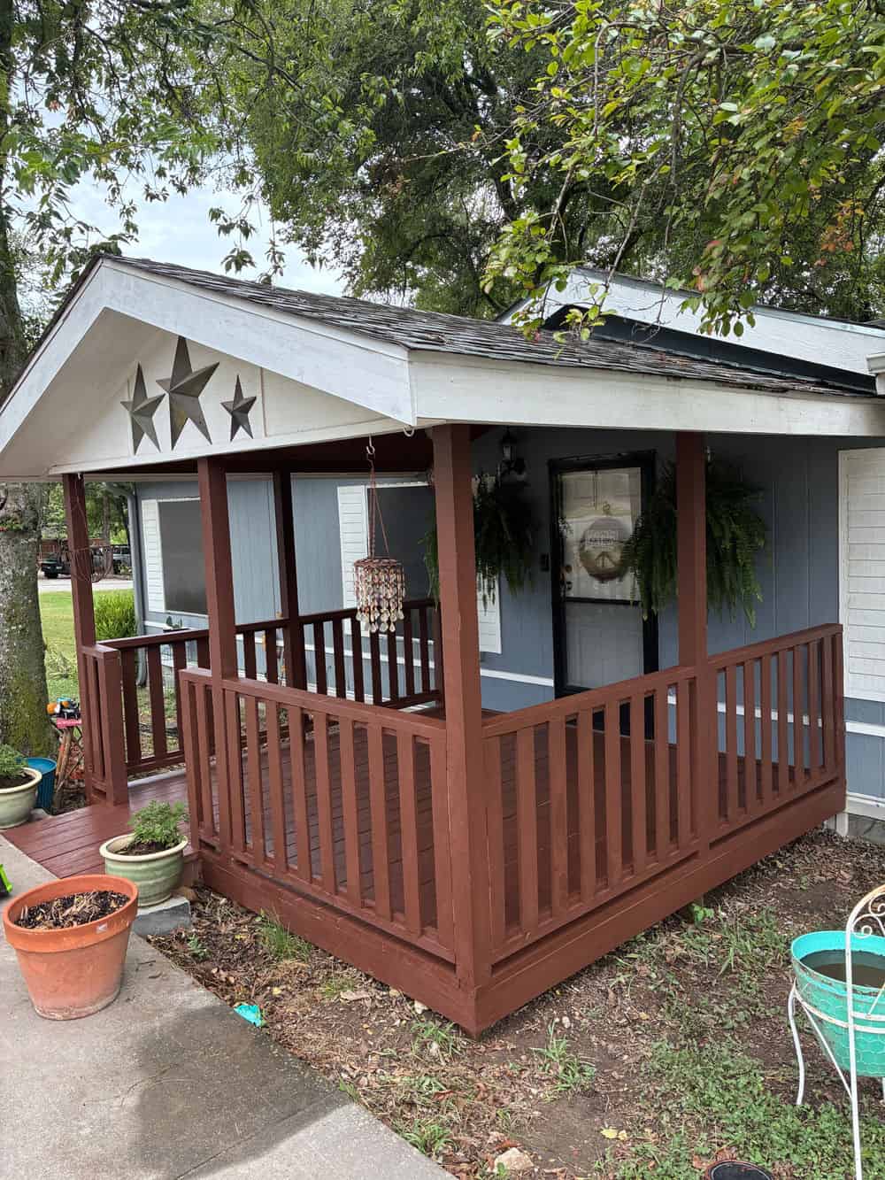 Fence Staining image