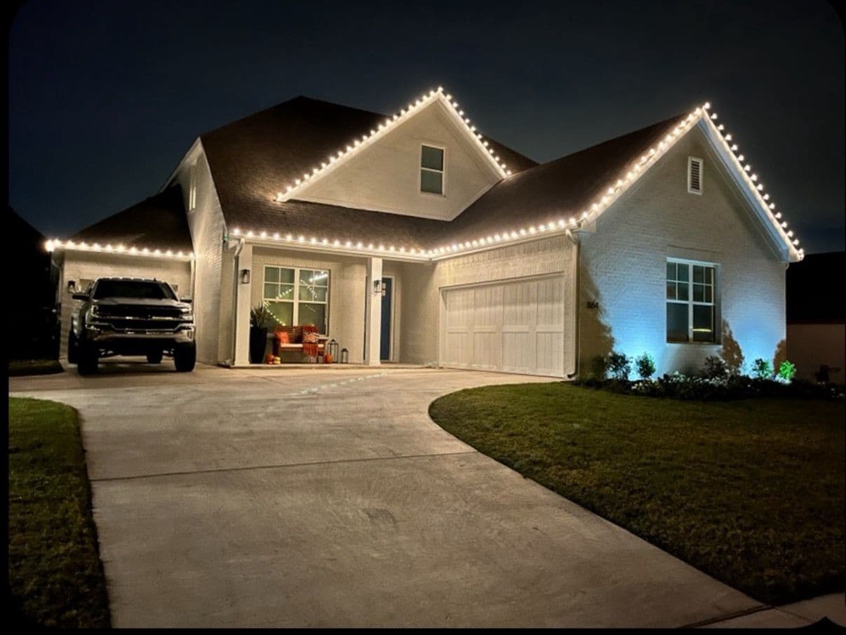 Festive Holiday Lights Installation image