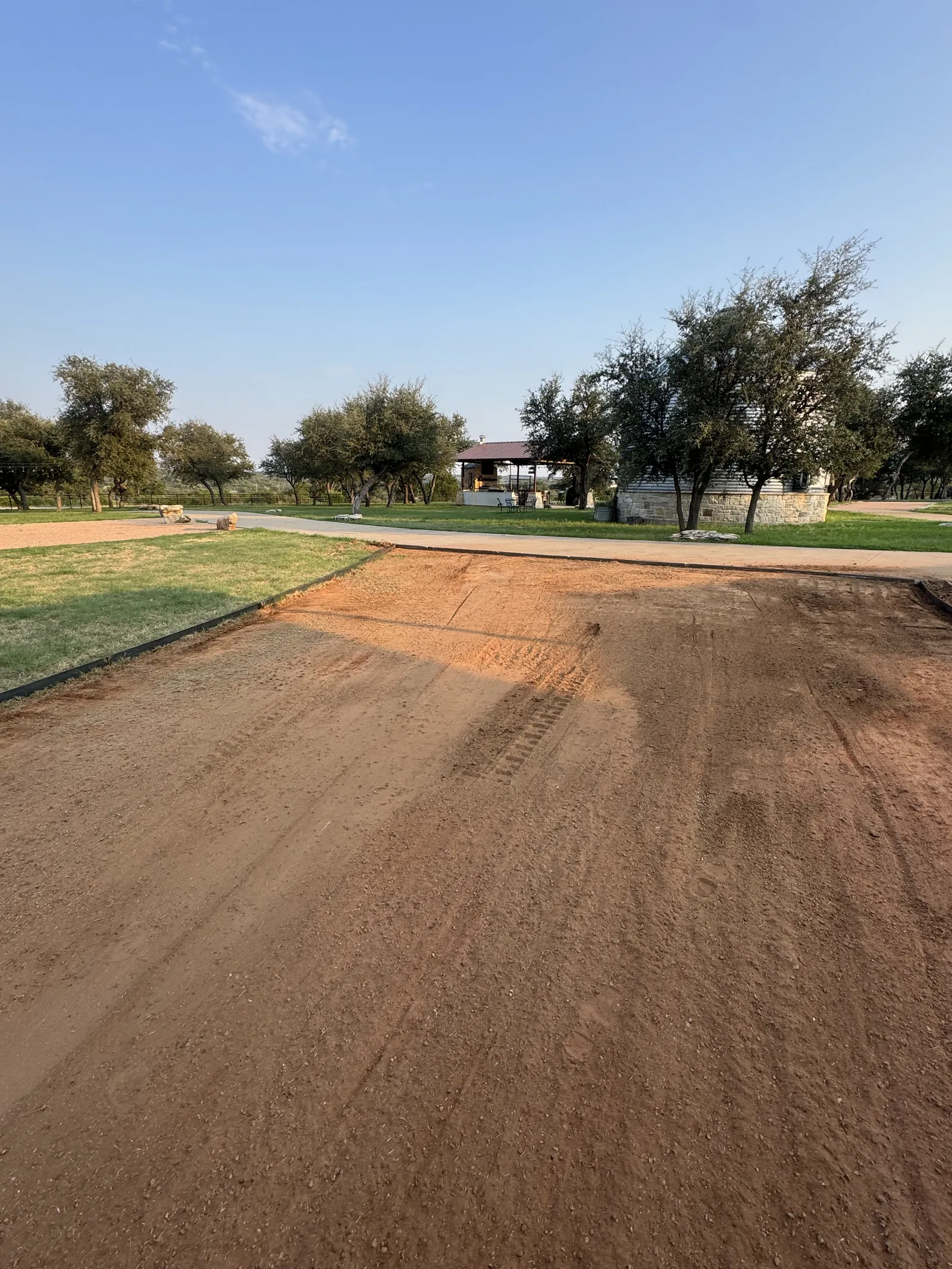 Leveling & Grading project in Aledo, TX