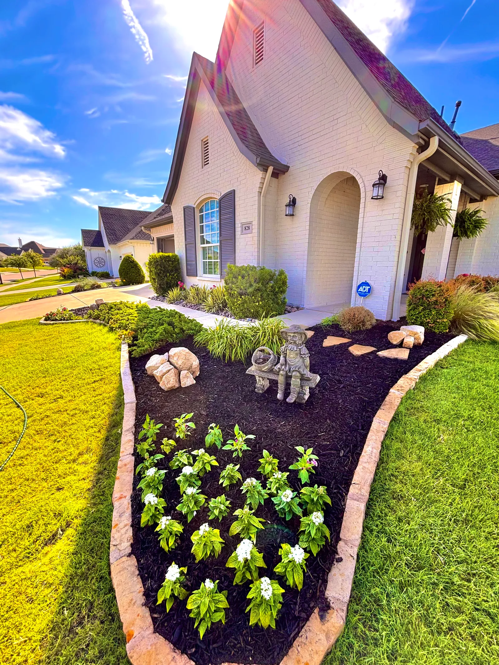Mulch Installation project in Aledo, TX